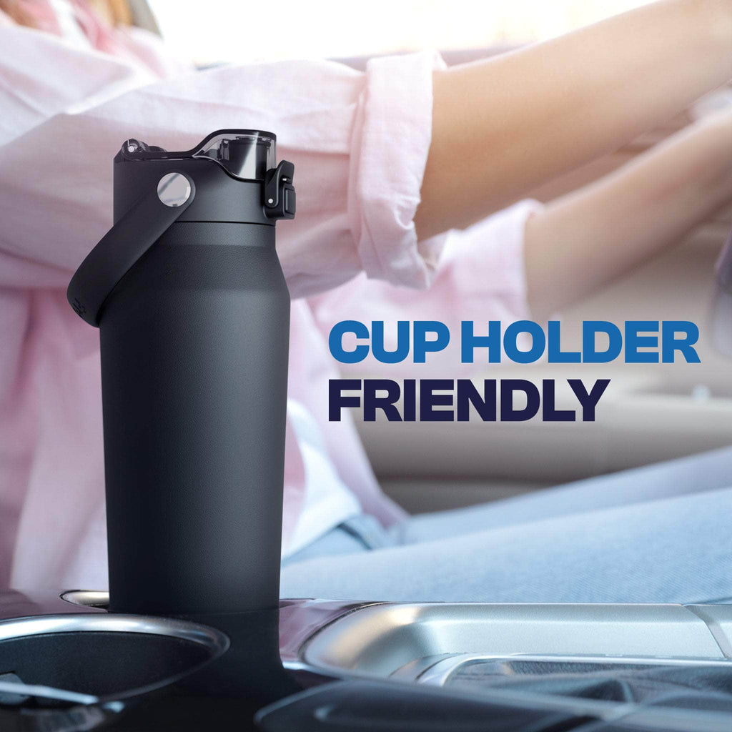 Featured 32oz insulated mug, co-branded for match day