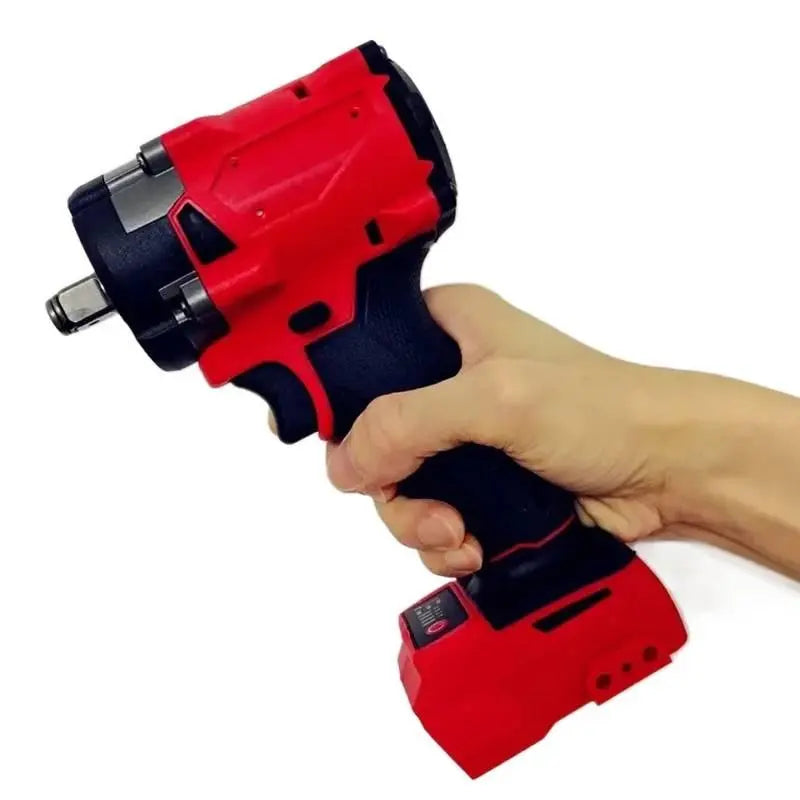3-in-1 Cordless Brushless Impact Wrench (Tool Only — Battery Not Included) | 450 Nm Power Tool — Ideal for Automotive Repair & Home DIY | Red & Black Design