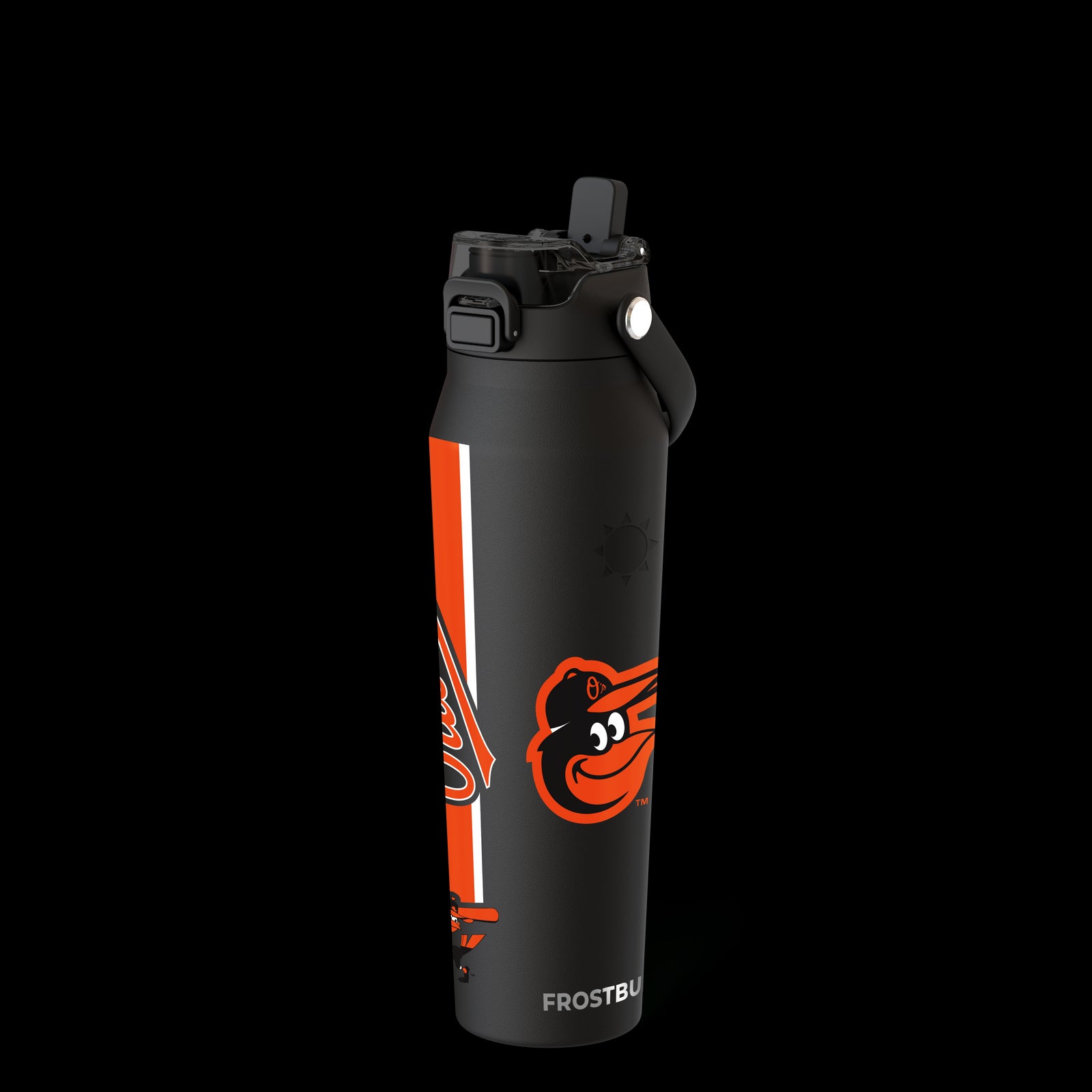 Featured 32oz insulated mug, co-branded for match day