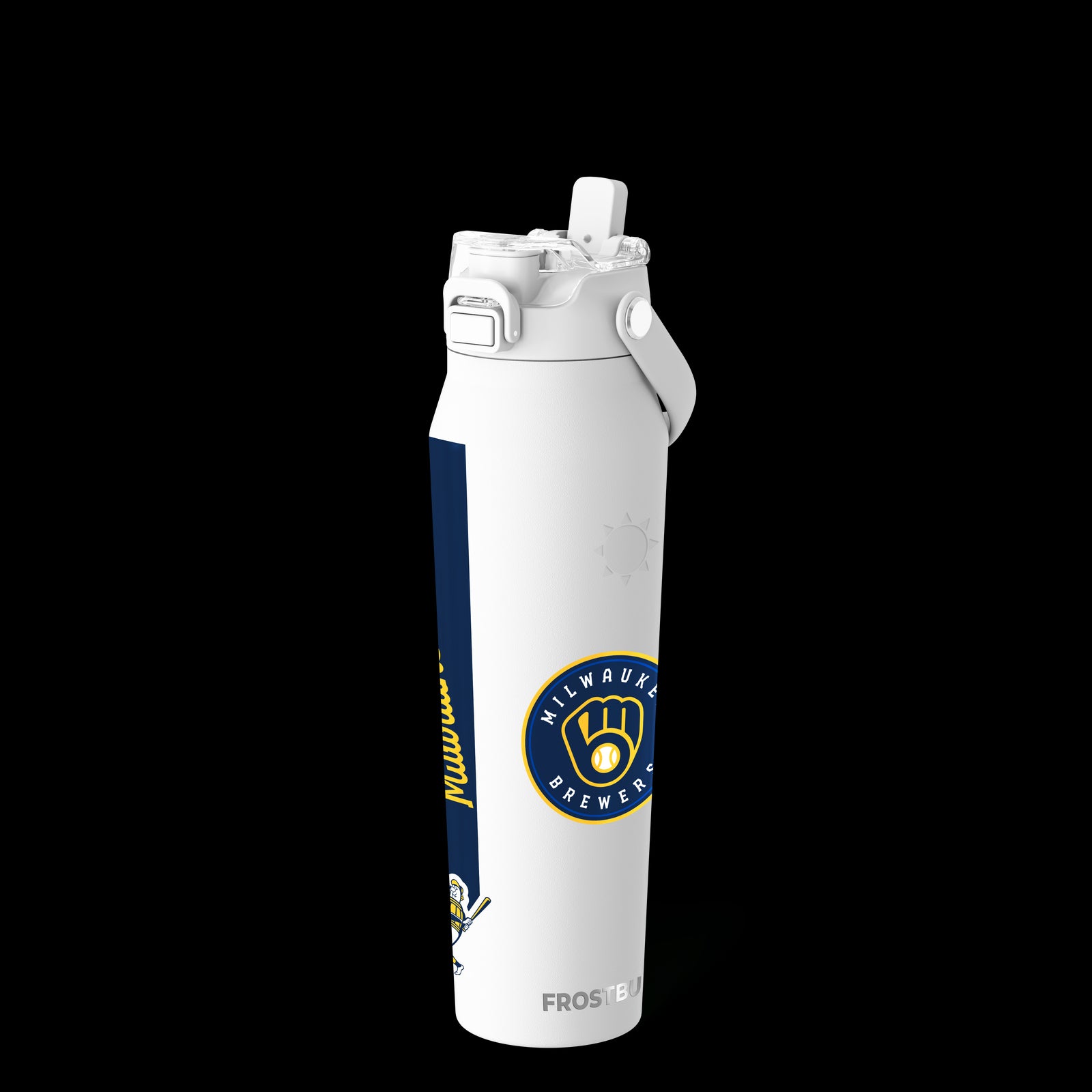 Featured 32oz insulated mug, co-branded for match day