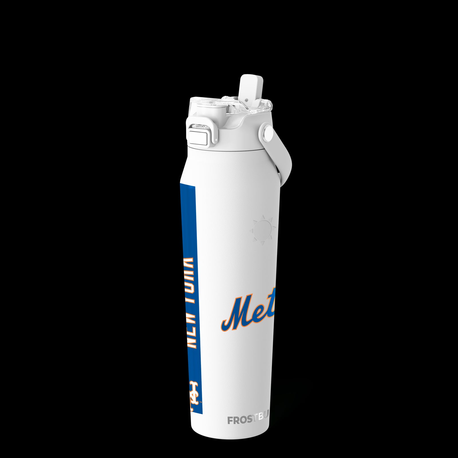 Featured 32oz insulated mug, co-branded for match day