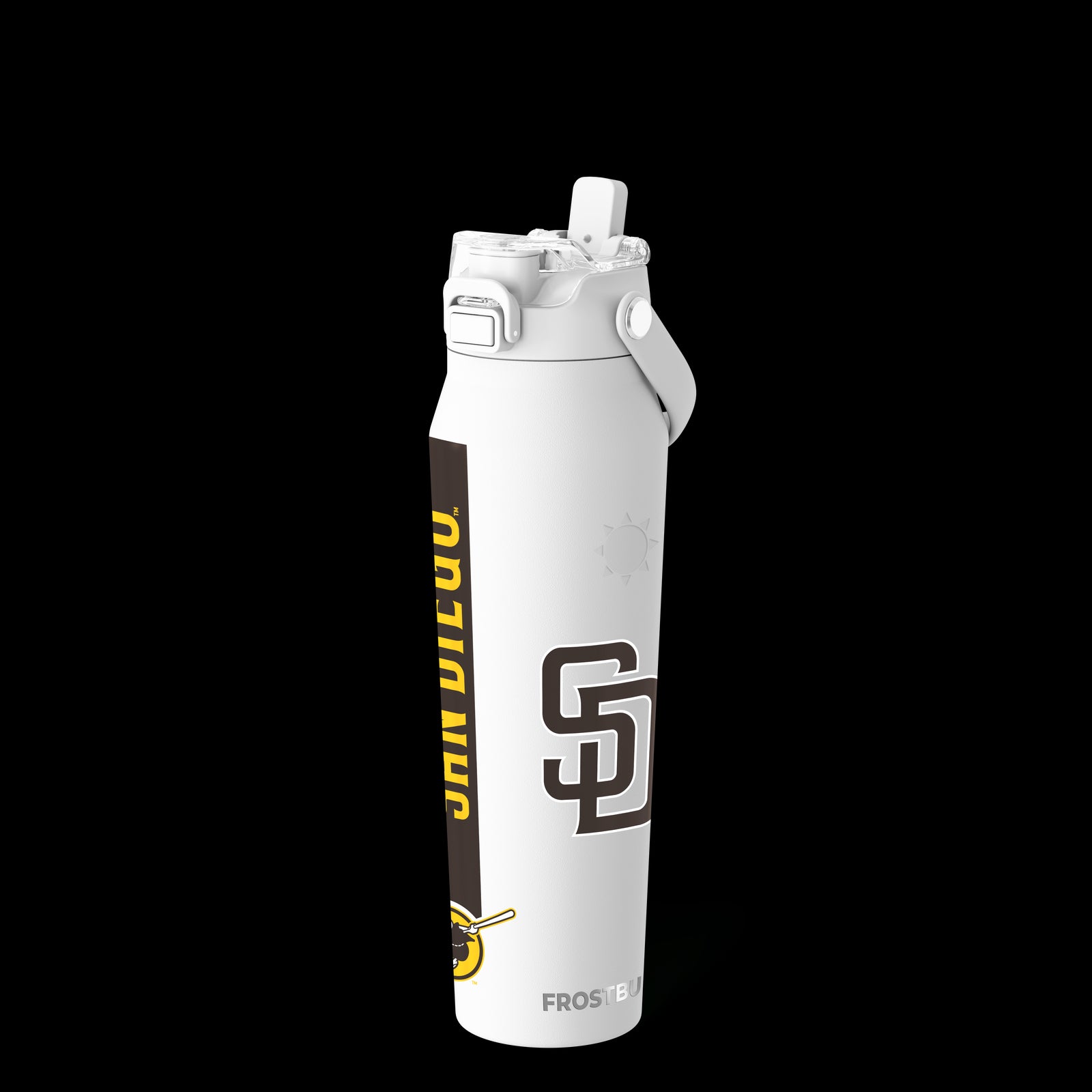 Featured 32oz insulated mug, co-branded for match day