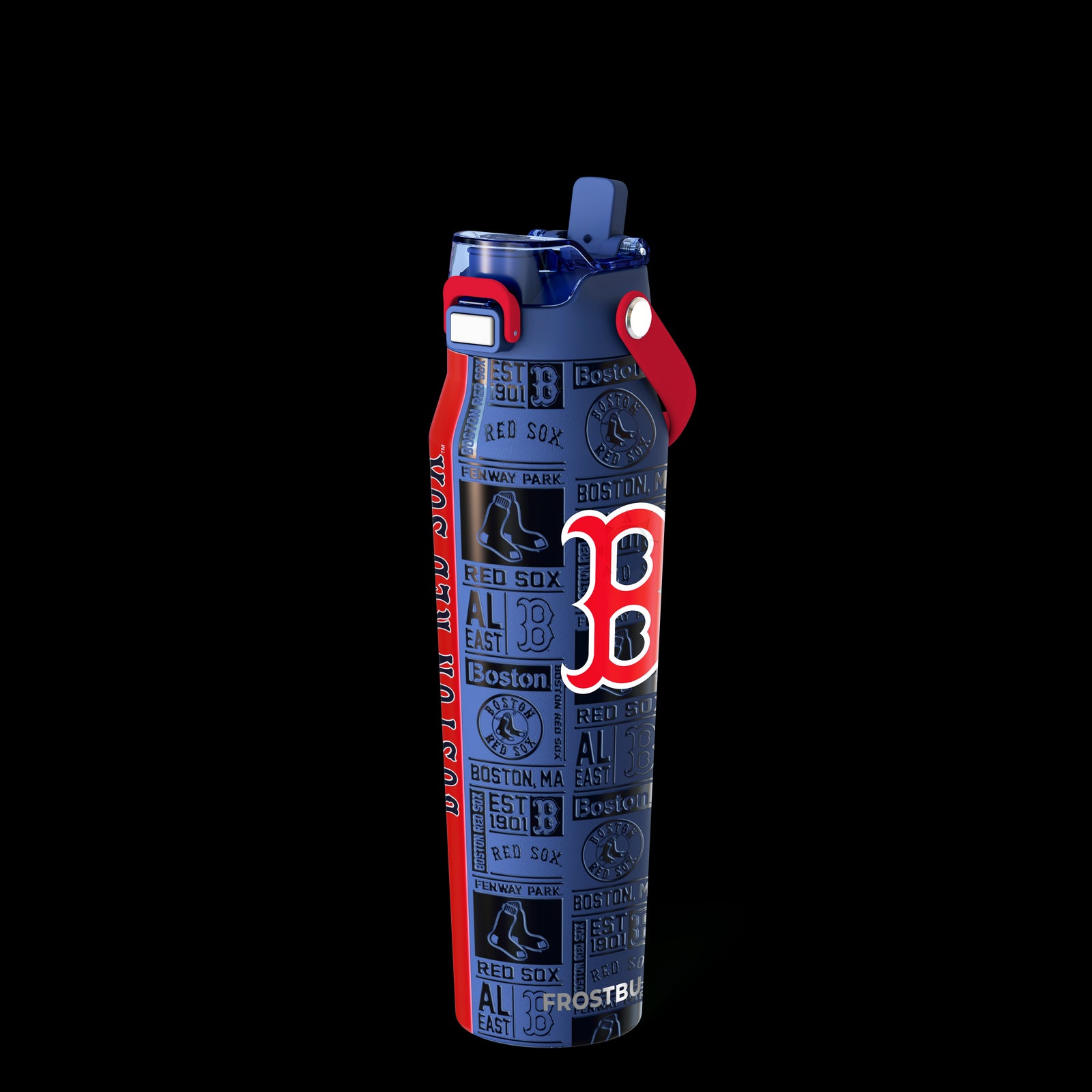 Featured 32oz insulated mug, co-branded for match day