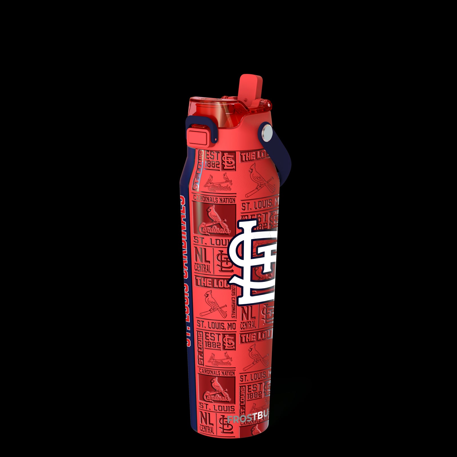 Featured 32oz insulated mug, co-branded for match day