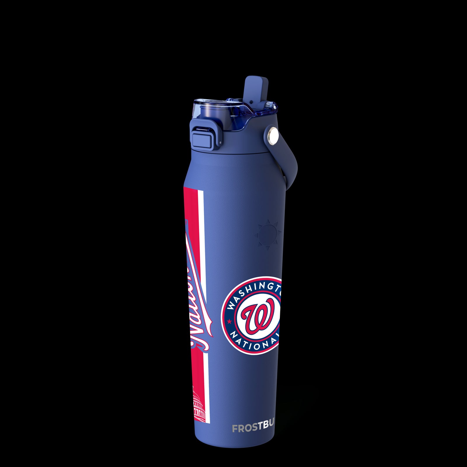 Featured 32oz insulated mug, co-branded for match day